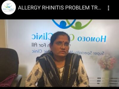 Homeopathy treatment for allergic rhinitis