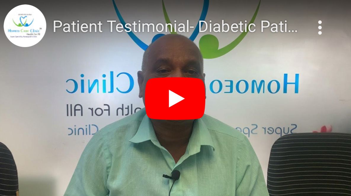 Homeopathy treatment for diabetes patient