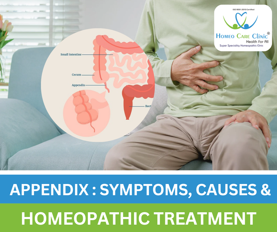 appendicitis causes and homeopathy treatments