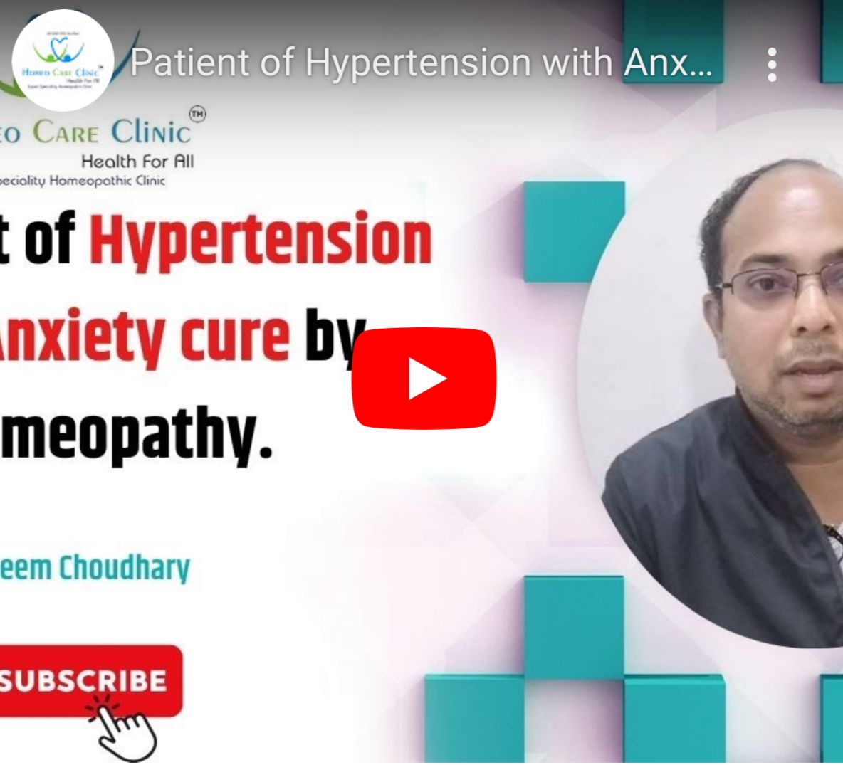 Hypertension Anxiety homeopathy