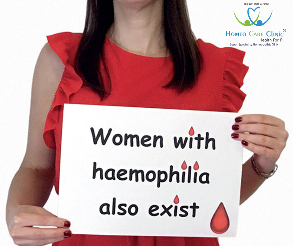 Females have hemophilia