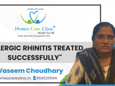 Homeopathy treatment for allergic rhinitis