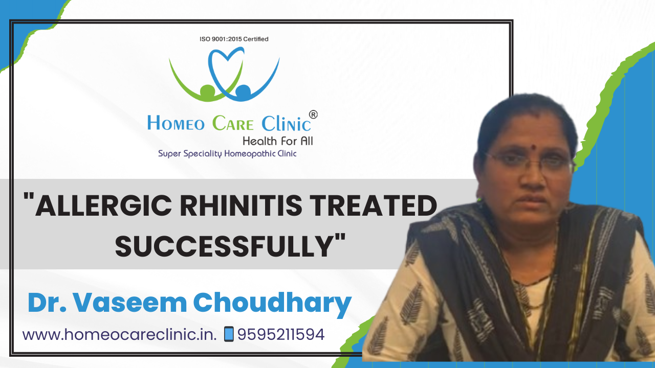 Homeopathy treatment for allergic rhinitis