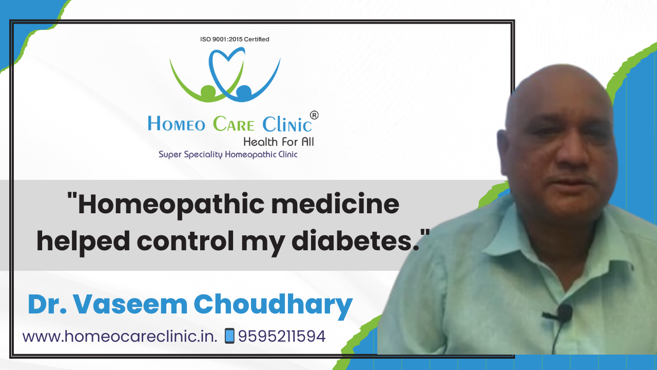 Homeopathy treatment for diabetes patient