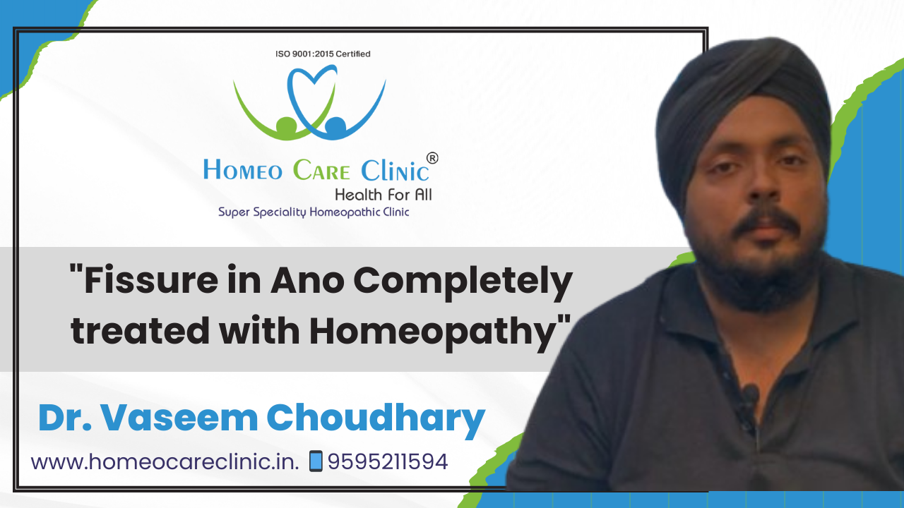 Homeopathy treatment for fissure in ano