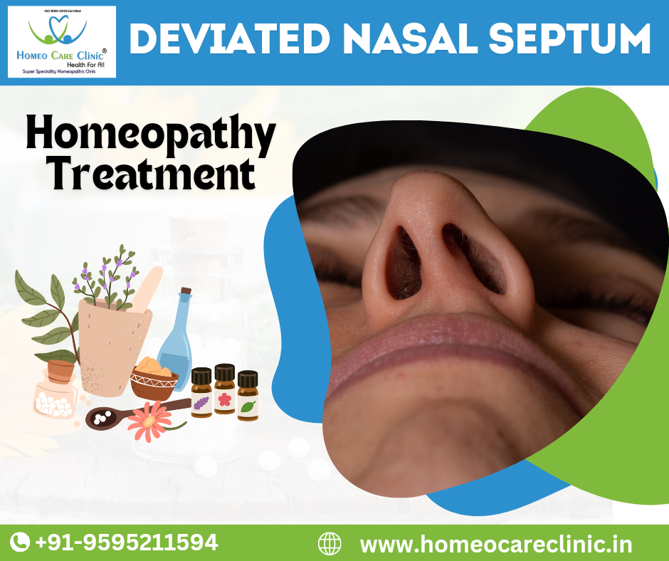 Homeopathic treatment for deviated nasal septum