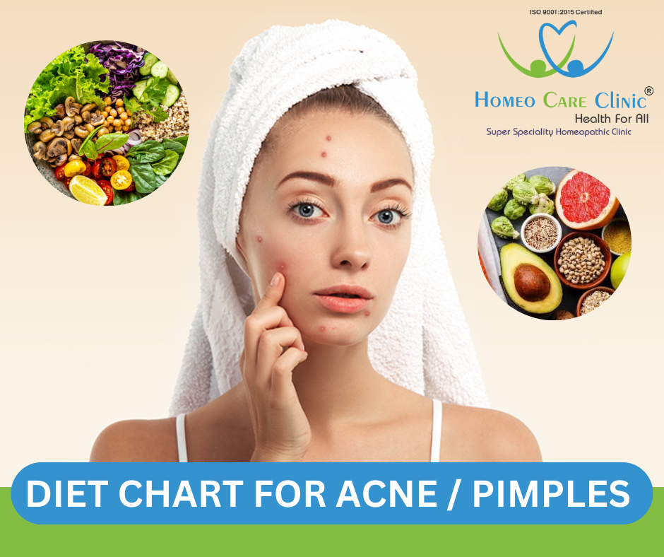 diet chart for reducing acne and pimples