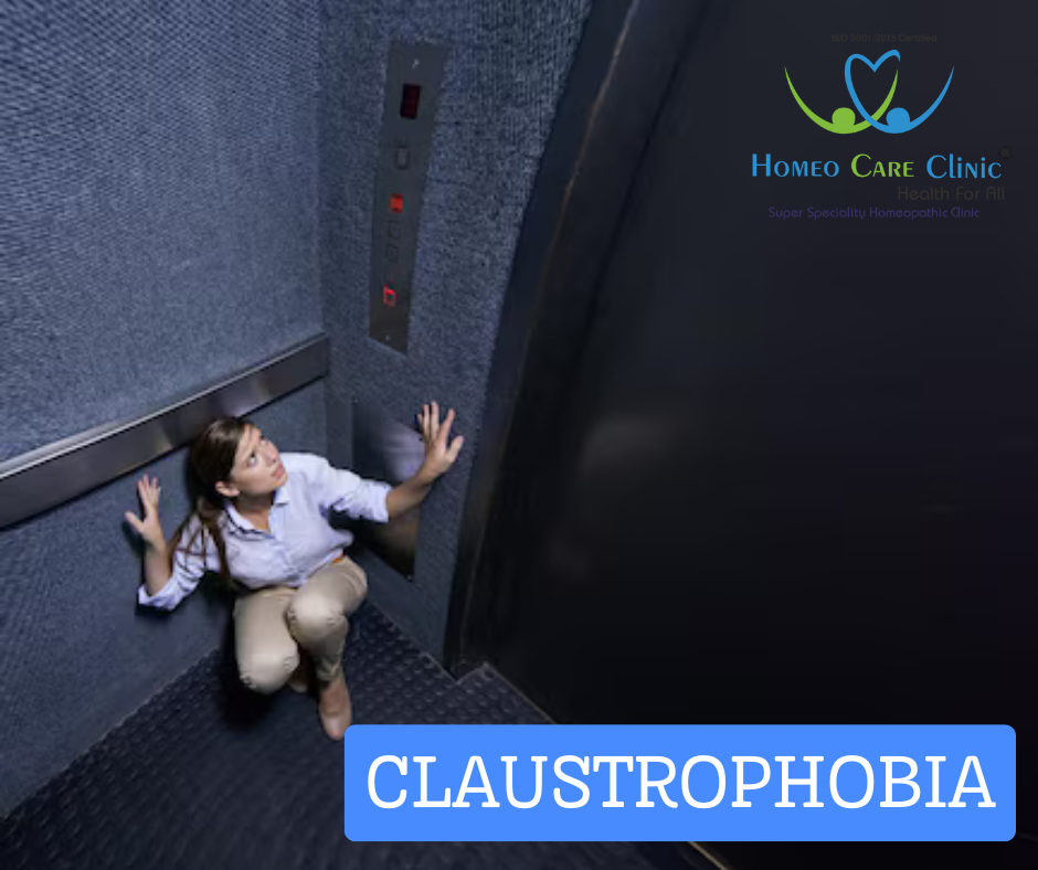 Natural homeopathic solutions for claustrophobia symptoms.