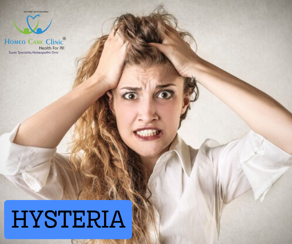 Hysteria treatment with homeopathy